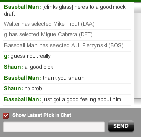 Illustration for article titled Dude Purposely Ruins Mock Baseball Drafts For Our Delight